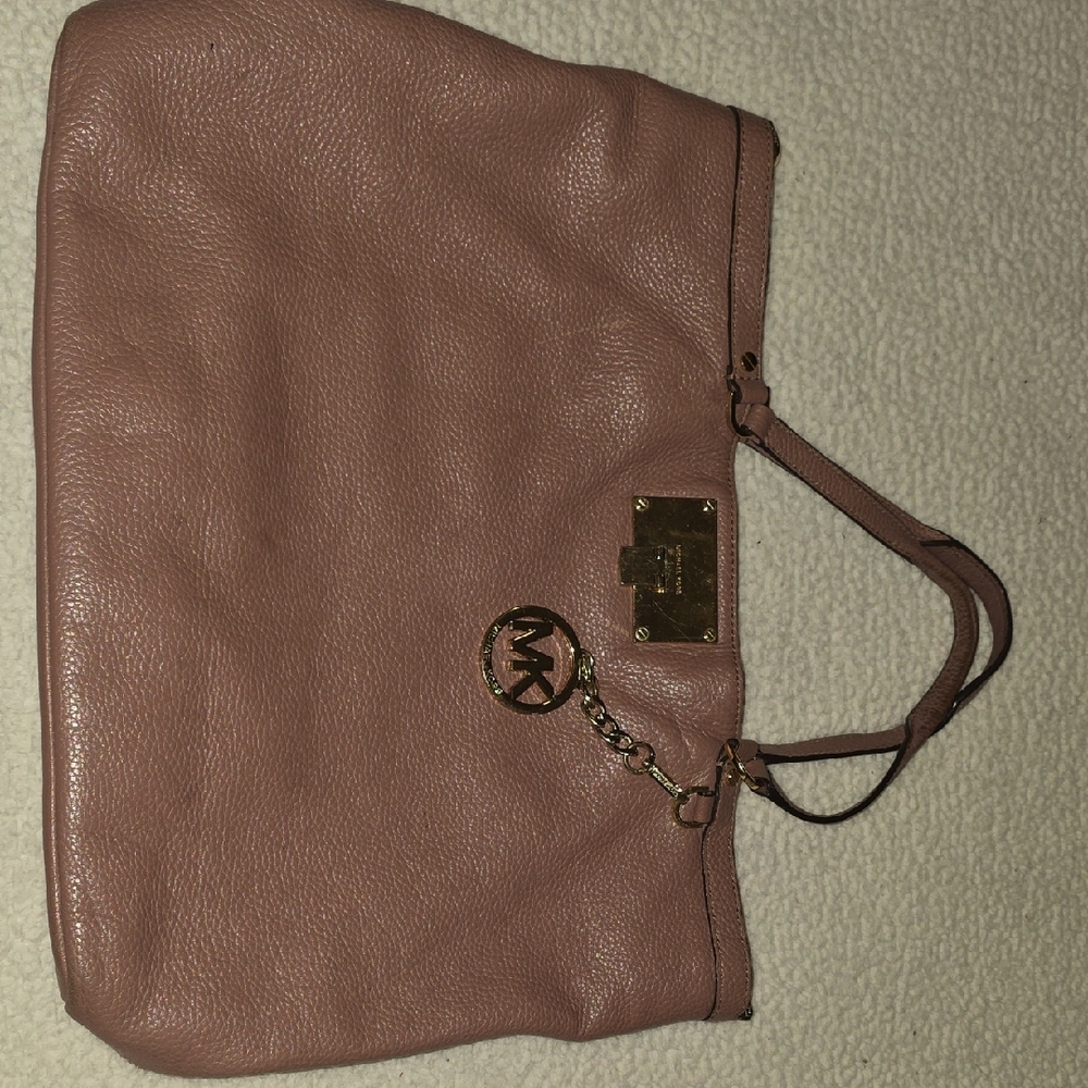 Michael Kors Blush Leather Shoulder Bag
